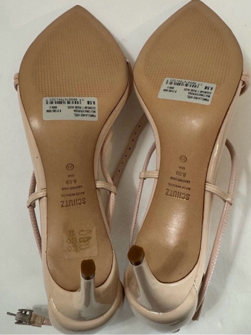 Schutz Pamela Mid Heel 8.5 Rose Nude - Picture 5 of 10